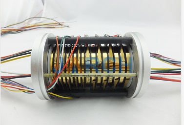 The wires in slip rings