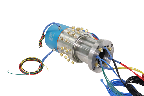 For hybrid slip ring, how many kinds options to be combined in one slip rings?